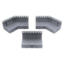 Trenchline Auxiliary Terrain4Print, 3D Printed Tabletop RPG Scenery  Wargame