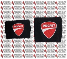 DUCATI BRAKE & RESERVOIR COVERS SOCKS BLACK SWOOSH LARGE - BRAKE SMALL - CLUTCH