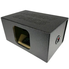 Super Bass 1x8" SQUARE KICKER Mega Bass Series Vented Subwoofer Box Ported