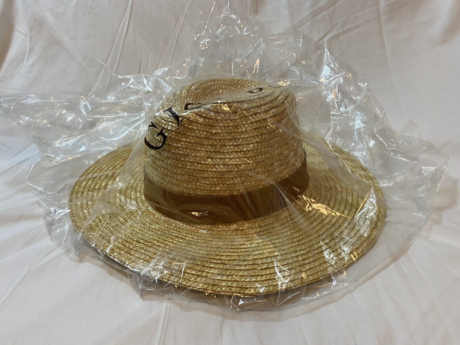 Gigi Pip Isla Straw Fedora Hat New With Tags MSRP 96 One Size Fits