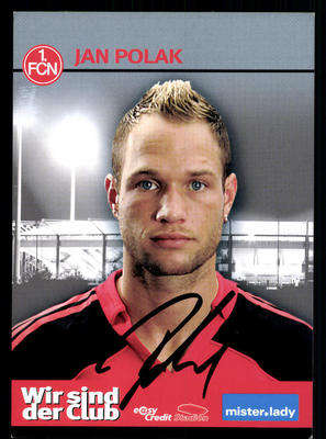 Jan Polak Autogrammkarte 1 FC Nürnberg 2006-07 Original Signiert +A 64607
