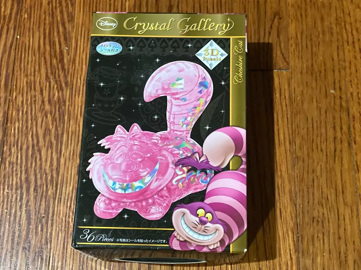 New Disney Crystal 3D Puzzle pink Cheshire Cat Hanayama Alice in