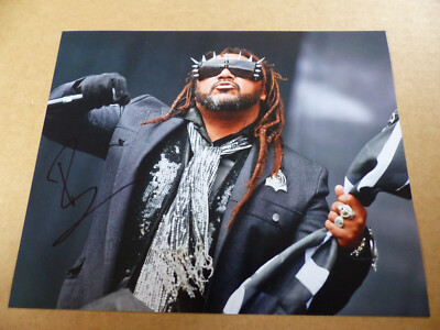 SKINDRED Benji Webbe signed Autogramm signiert auf 20x25 cm Foto 
