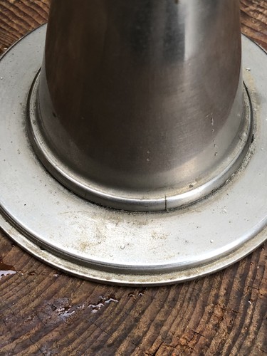 Vintage 1940's WW2 era Trench art table lighter dated 1942 battlefield salvage - Picture 6 of 9