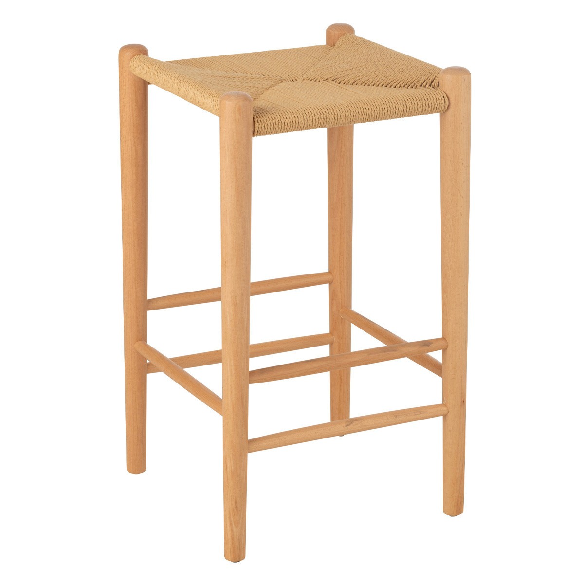 Tabouret de bar en bois stable Orient 66cm sans montage pour sol fragile