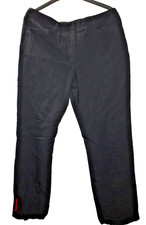 PRADA SPORT WOMENS TECHNICAL TROUSERS PANTS VINTAGE RED TAB ARCHIVE Sz 44 USA 8