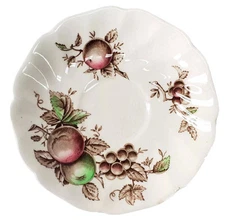 Johnson Brothers England “Harvest Time” Cup Saucers Set of 6