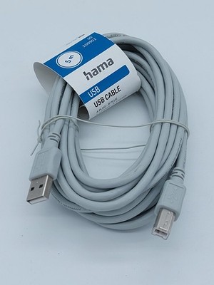 Drucker Kabel  A-Stecker / B-Stecker USB 2.0 Verbindungskabel 5m KX