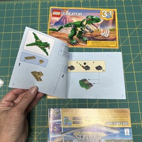 LEGO Creator 3 in 1 Mighty Dinosaurs 31058 Instruction Guide MANUALS ONLY