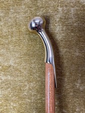 Brass Victorian Design Horse Hames Solid Handle Oak Wood Walking Cane