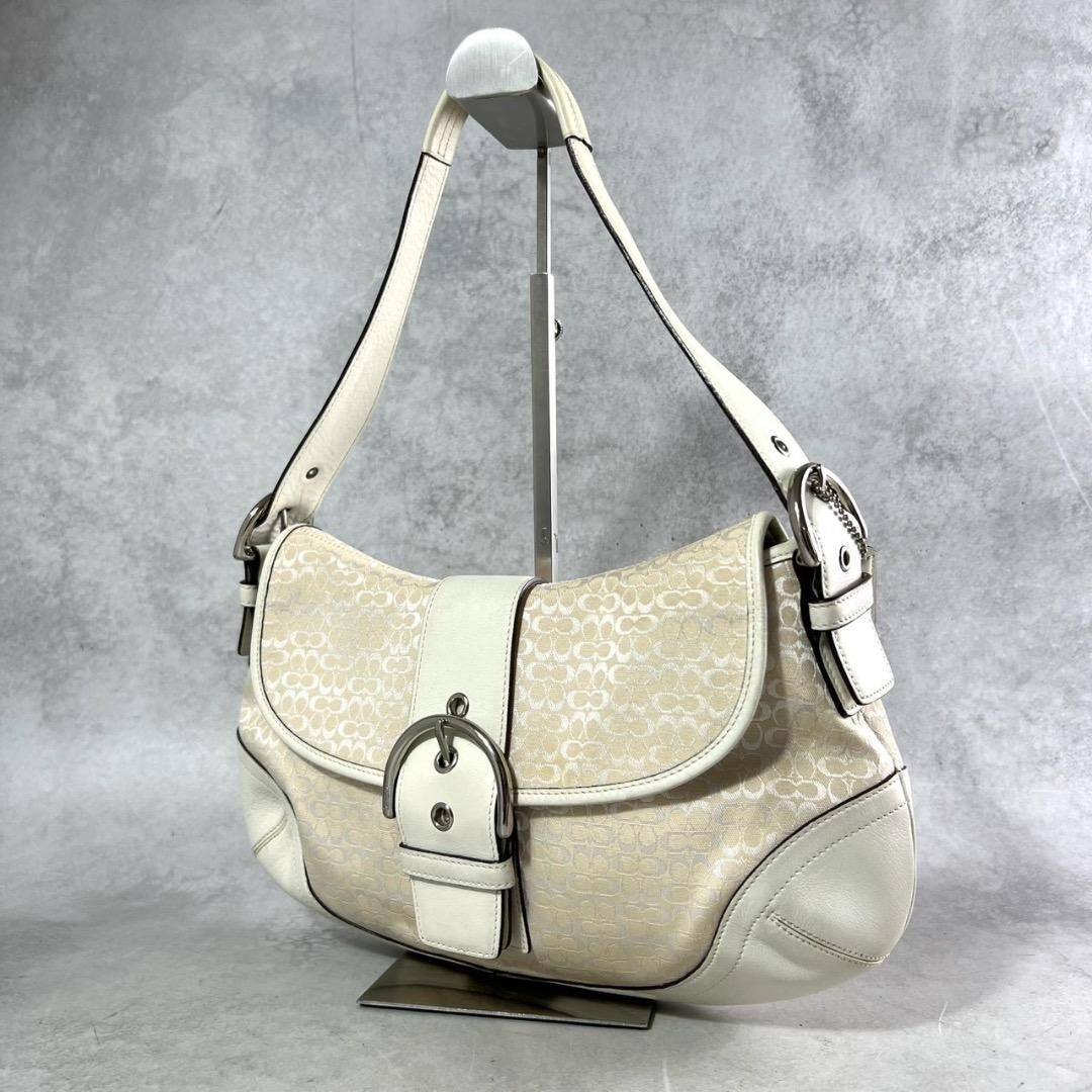 バッグ Coach soho oneshoulder White Y2K archive Coach Soho Y2K Mini Signature One Shoulder Bag White … - Gem