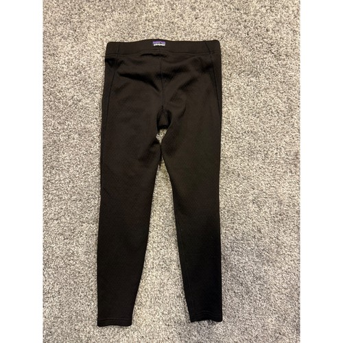 Patagonia Girls XS 5-6 Black Capilene Base Layer Leggings Kids * - Picture 2 of 10