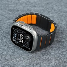 Luxury Magnetic Titanium Band For Apple Watch Ultra 3/2/1 49mm Series 11 10 46mm