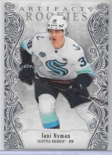 JANI NYMAN 25-26 UD ART. SILVER SP RC/# 748/999/FINLAND/SEATTLE KRAKEN