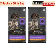 2 Packs, Purina Pro Plan Sport Performance 30/20 Chicken & High Dog Food, 50 lb