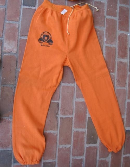 Vtg 1974 WFL Memphis Southmen Grizzlies Sweatpants Russell Team Issued Player 35