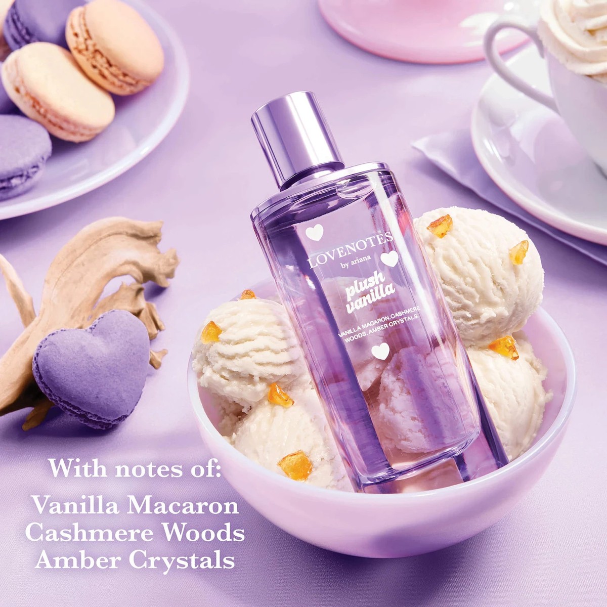 Ariana Grande LOVENOTES Plush Vanilla Eau de Parfum 4.25oz Full