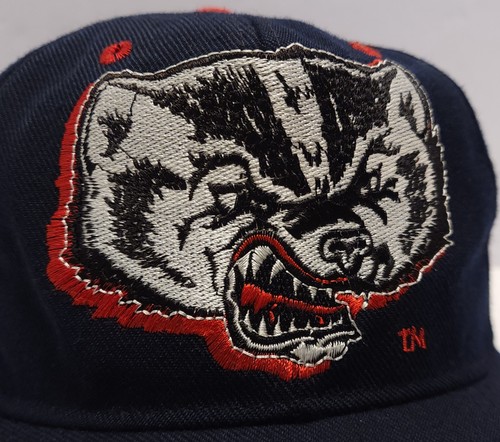 Gorra ajustada vintage de los años 90 Wisconsin Badgers Zephyr Graf-X NCAA 6 7/8 - Imagen 2 de 6