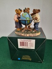 Boyds Bearstone Jean, Chris and Mike United We Stand 228401SM 2E