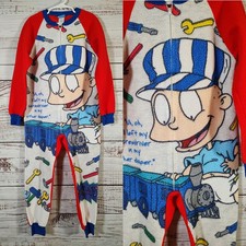 Vintage 90s Nickelodeon Rugrats Pajamas One Piece Tommy