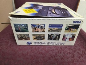 Sega Saturn Console Complete In Box CIB Smoke Free W/OEM Controller & Manual
