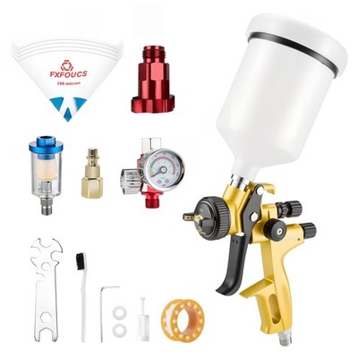 Professional HVLP Ultimate Atomization Paint Sprayer Kit, 1.3mm Nozzle  