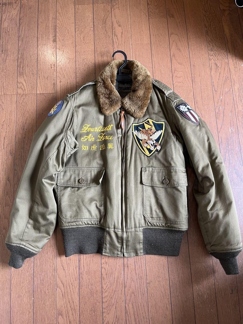 バズリクソンズ　bー10 フライングタイガー Grade BUZZ RICKSON'S B-10 Flying Tigers 40 Superb Men's #EF