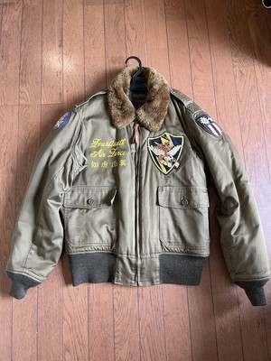 美品/希少✨バズリクソンズ　フライトジャケットB-10 フライングタイガー　40 Grade BUZZ RICKSON'S B-10 Flying Tigers 40 Superb Men's #EF