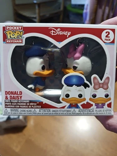 Funko Pocket Pop! Disney Donald & Daisy Duck 2 Pack Keychains