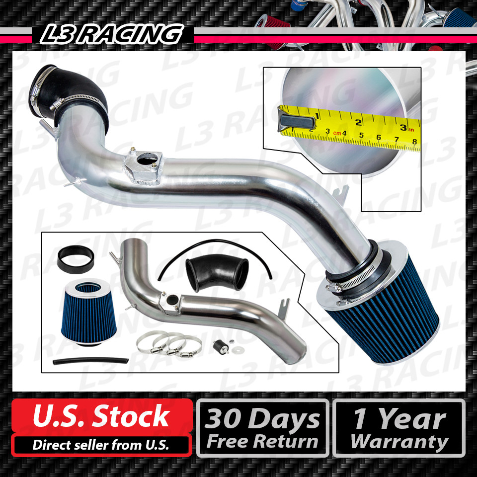 BLUE COLD INDUCTION AIR INTAKE KIT+DRY FILTER Mazda 03-08 Mazda6 S 3.0L V6