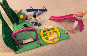 Vintage Lego Belville set 5870 - Pretty Playland; Complete w manual - no box