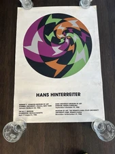 Hans Hinterreiter Exhibit Screenprint  (quite rare)