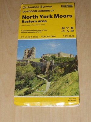 ORDNANCE SURVEY OUTDOOR LEISURE MAP 27    NORTH YORK MOORS EASTERN AREA  VGC