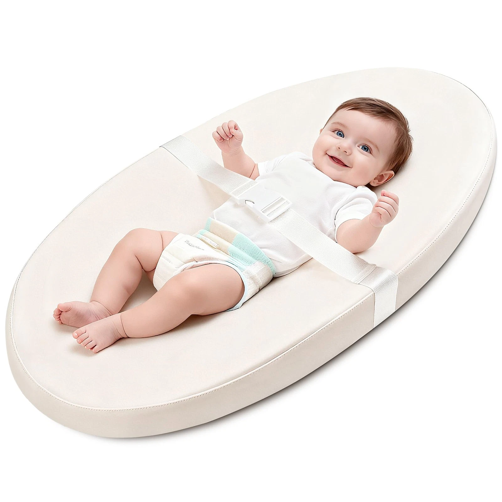 Baby Diaper Changing Pad, Wipeable Baby Changing Pad for Dresser, Contoured W...
Opens in a new wind