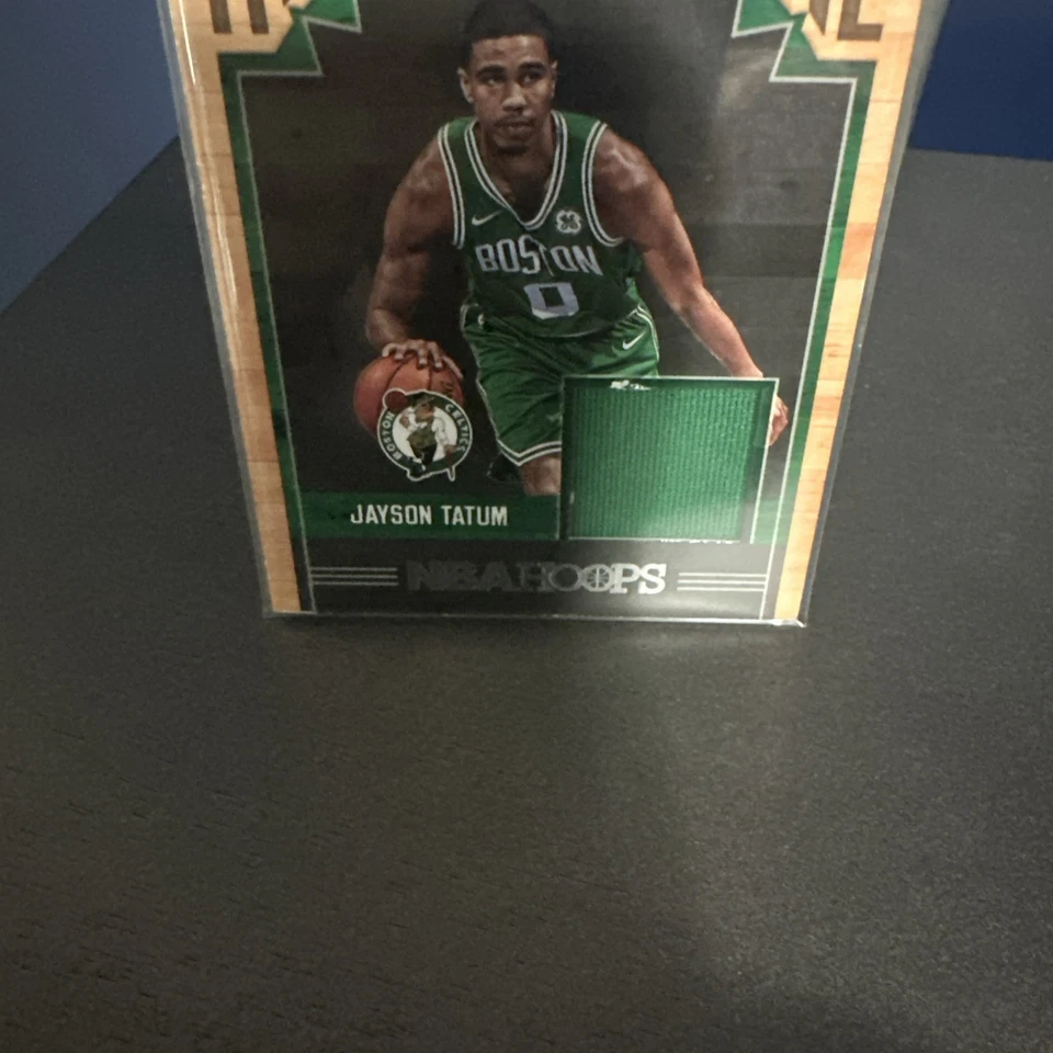 🔥 JAYSON TATUM ROOKIE PATCH 2017-18 Rise N Shine Patch Jersey RC. DAMAGED!  - Image 3 of 3