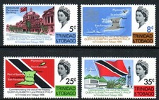 Trinidad & Tobago Stamp 119-122  - Queen Elizabeth visit