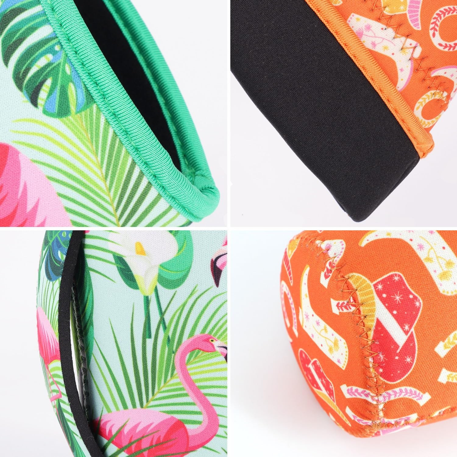 3 Pack Iced Coffee sleeve Insulated Neoprene Cup Sleeves with handle For Cold...