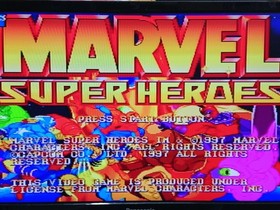 Funzionamento Confermato Sega Saturn Marvel Super Heroes Con Scatola Manuale Istruzioni