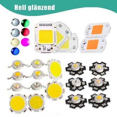 1/10X Volle Watt CREE 1W 3W 5W 7W 20W 50W High Power  Chip COB LED lampe lampen