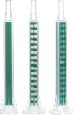 50 Pack Static Mixing Nozzle Tips for 50mL Epoxy 1:1 2:1 Twist On Resin Mixer AB