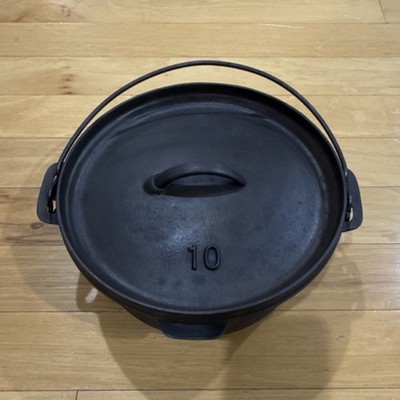 Griswold Cast Iron Dutch Oven Tite-Top Lid Size 10 Collectible Cookware
