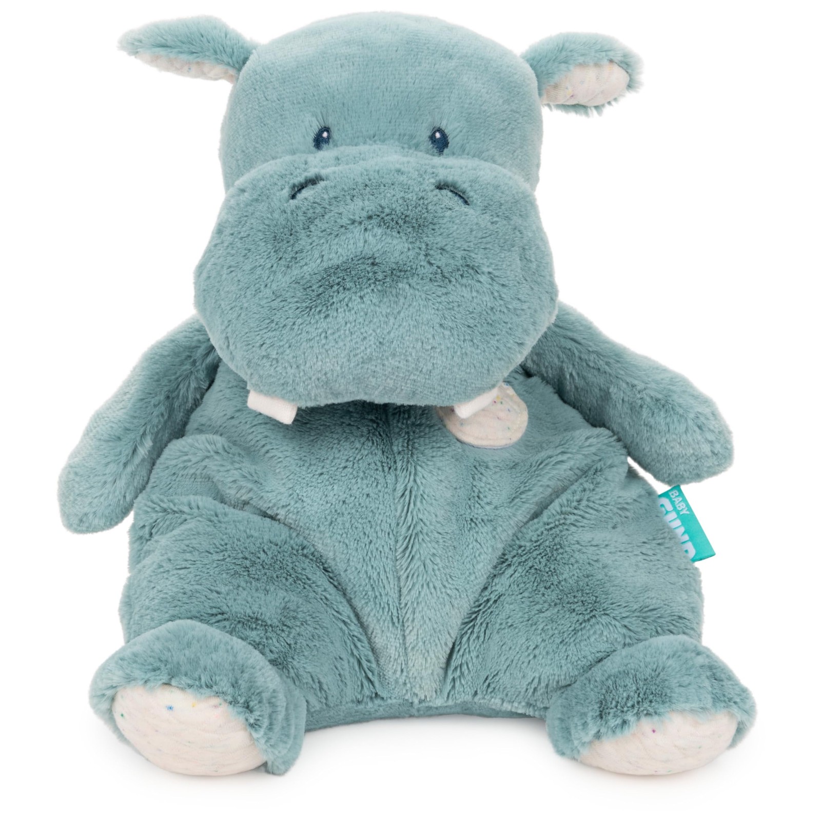 GUND Baby Oh So Snuggly Hippo Large Plush Stuffed Animal for Babies and Infants,