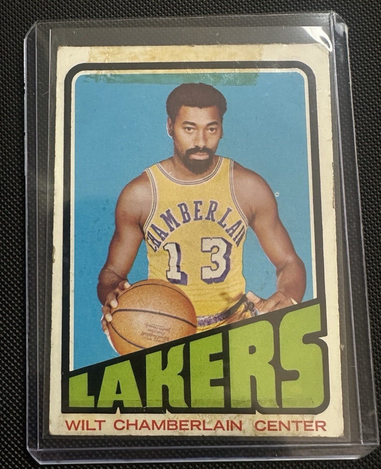 Topps 1969-70 #1 Wilt Chamberlain Los Angeles Lakers Basketball Card Stats 71