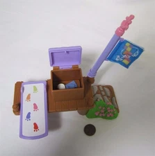Fisher Price Loving Family Dollhouse Swimming Lake Dock Diving Board W/ Flag