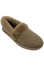 Skechers Women's Cozy Campfire Toasty Rhinestone Slipper Mocha