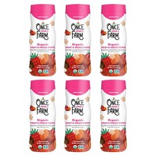 Once Upon A Farm Strawberry, Coconut Sweet Potato Puffed Sorghum Snack, Fru...