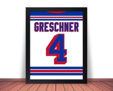 Framed RON GRESCHNER New York Rangers comparable Photo Picture 8x10 11x14 JZ