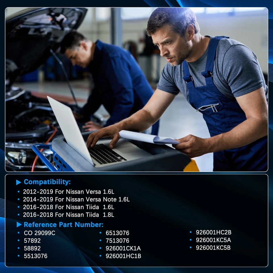 Compresor de aire acondicionado CO 29099C con embrague para Nissan Versa Note 2012-2019 1,6 L Foto 2 de 4