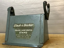 Vintage Black & Decker Home Utility 1/4" Horizontal Stand Model 1 Metal USA