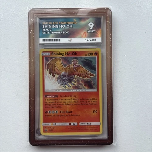 Pokemon TCG Sun & Moon Shining Legends ETB Shining Ho-Oh  ACE 9 MINT with guard